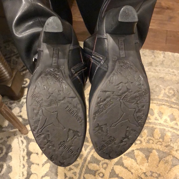 Pikolinos Black Dress Boots - Picture 4 of 7